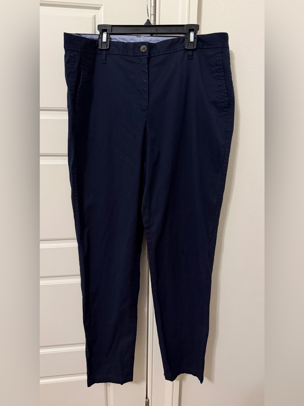 Talbots Navy Ankle Crop Pants